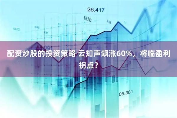 配资炒股的投资策略 云知声飙涨60%，将临盈利拐点？