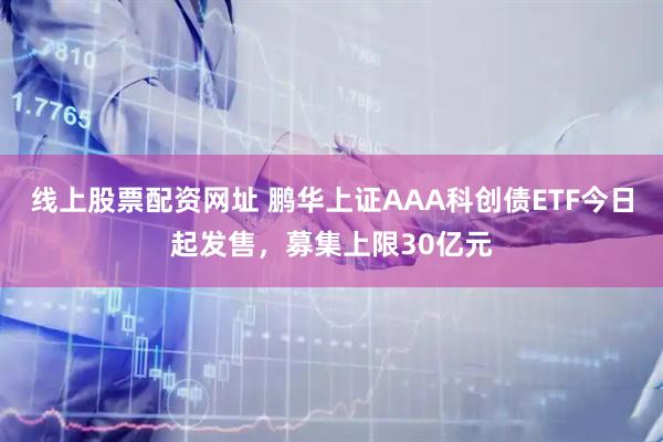 线上股票配资网址 鹏华上证AAA科创债ETF今日起发售，募集上限30亿元